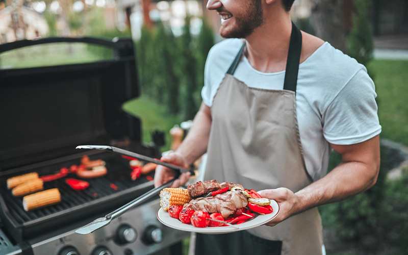 BBQ with propane