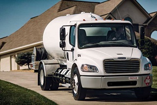 500 gallon delivery truck